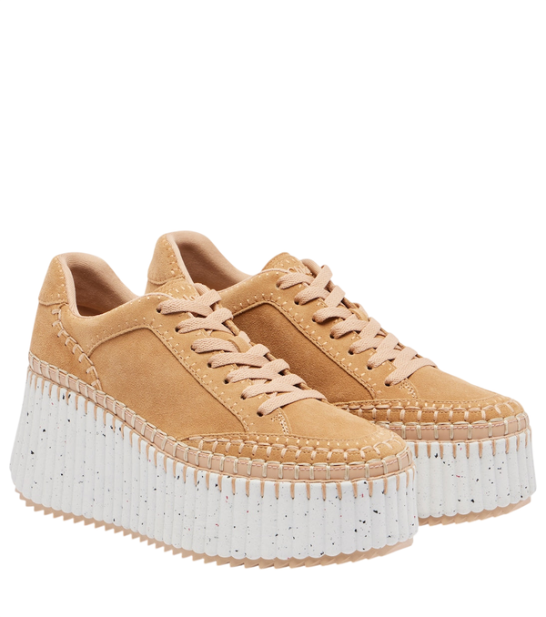 Chloé Nama suede platform sneakers