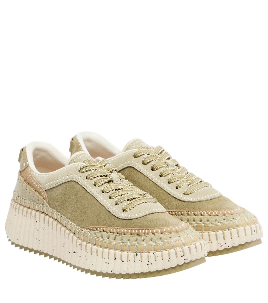 Chloé Nama suede sneakers
