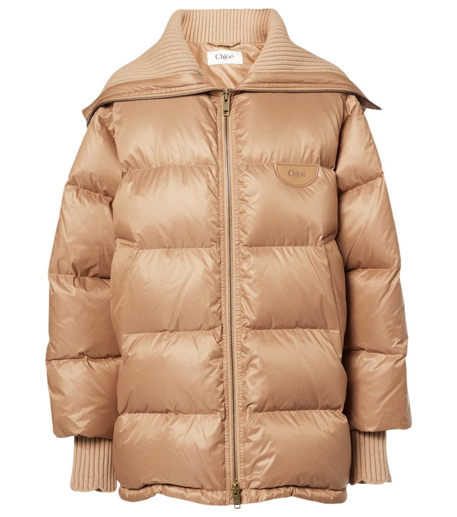 Chloé Oversized quilted down jacket