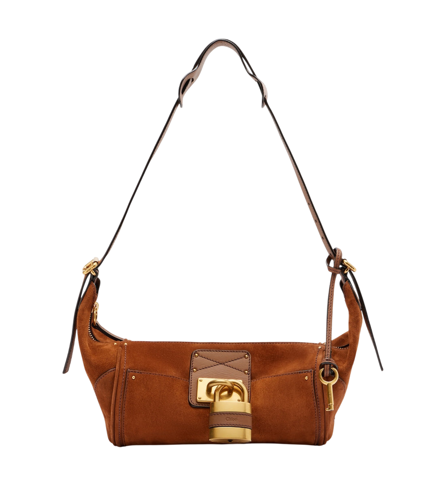 Chloé Paddington Small suede shoulder bag