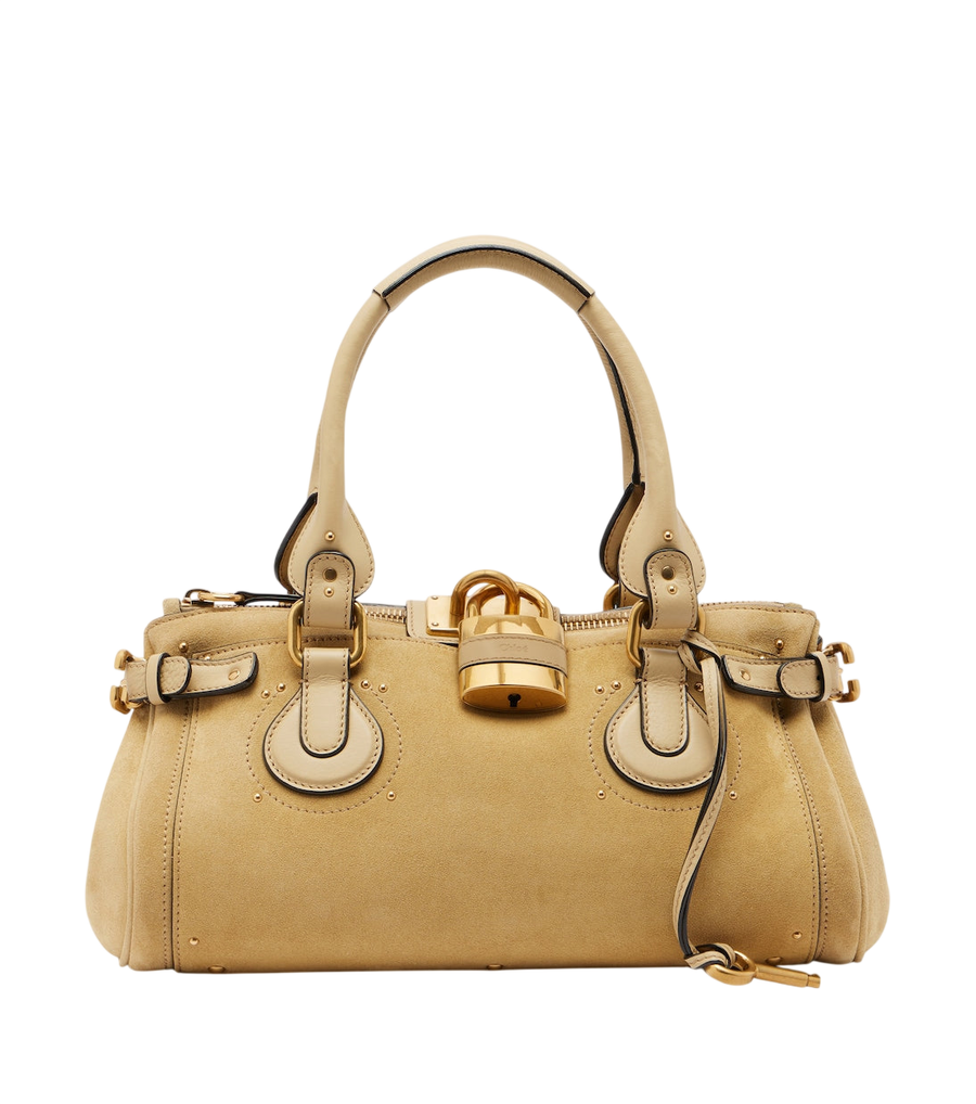 Chloé Paddington suede shoulder bag