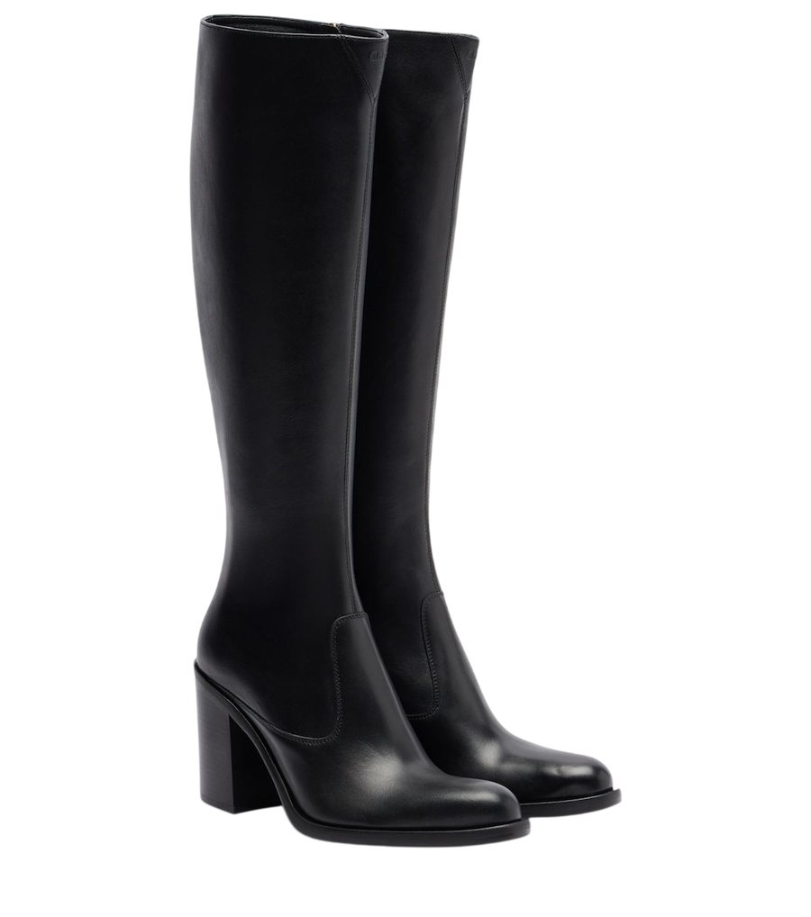 Chloé Phoenix 90 leather knee-high boots