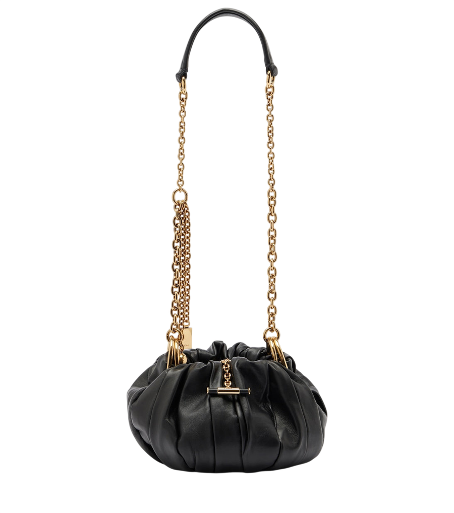 Chloé Borsa a tracolla piccola in pelle plissettata