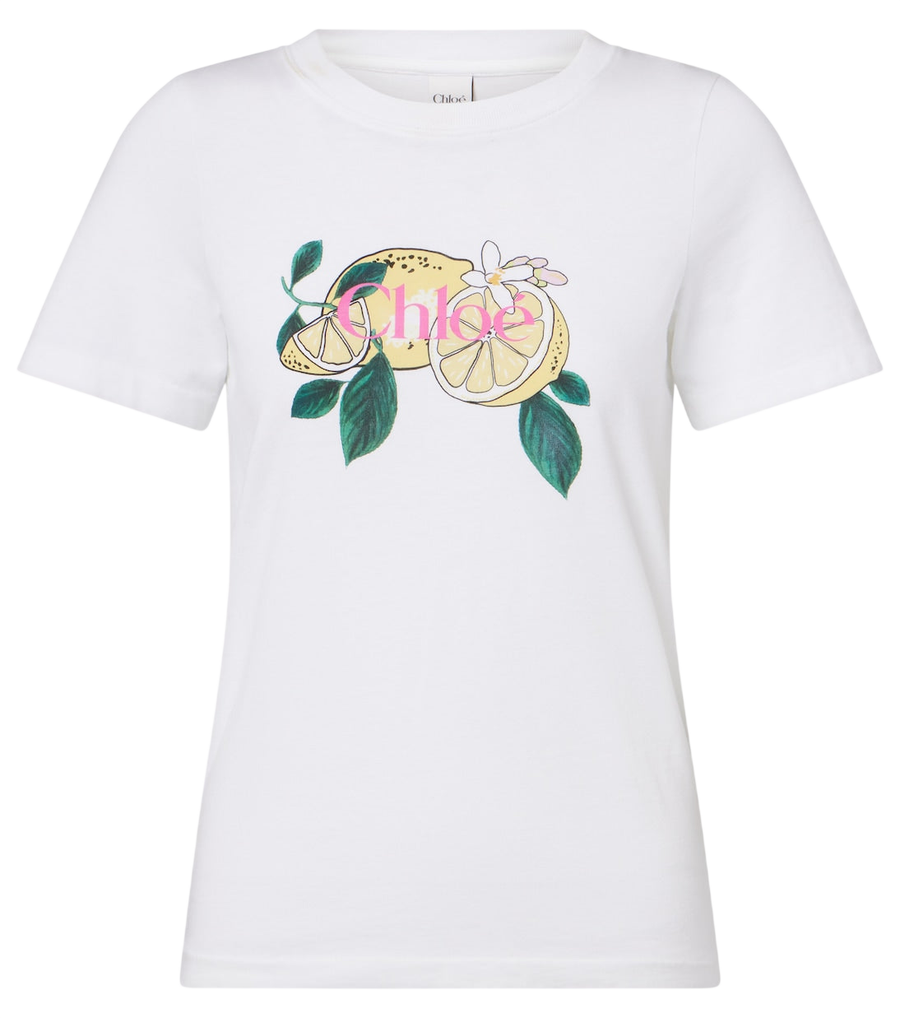Chloé Printed cotton T-shirt