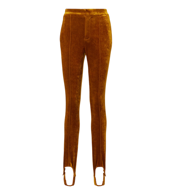 Pantalones de estribo de terciopelo Chloé
