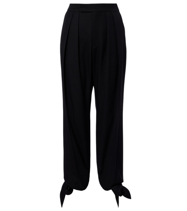 Pantalones tipo globo de lana virgen de Chloé
