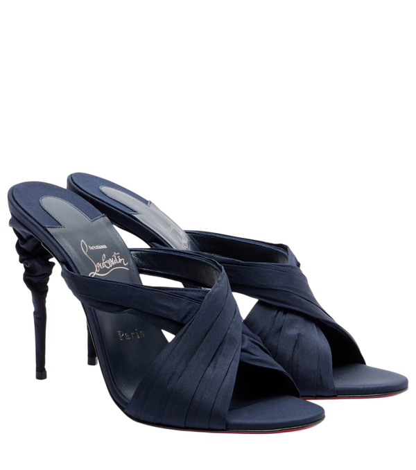 Christian Louboutin Affabula taffeta mules