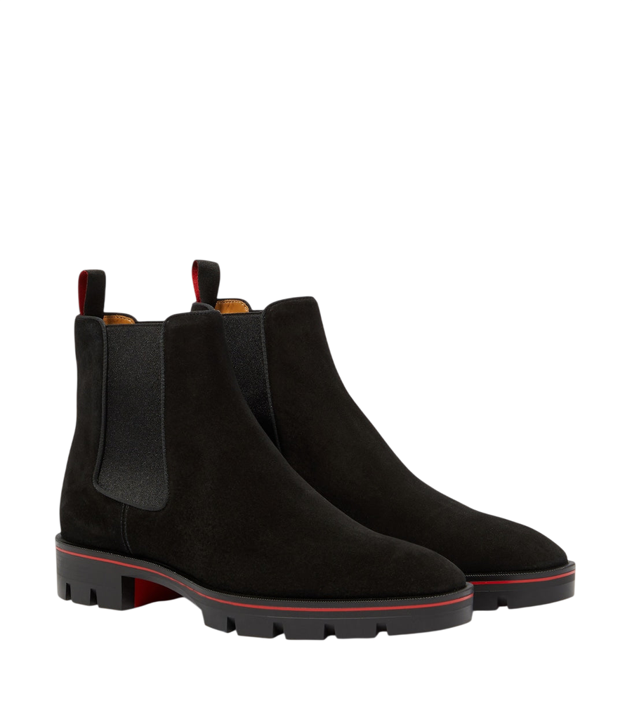 Christian Louboutin Alpinosol suede Chelsea boots