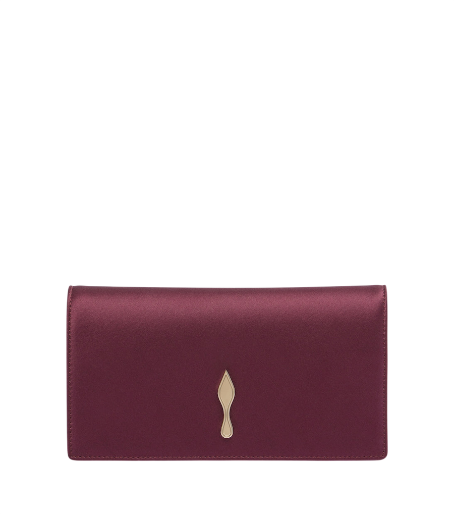 Clutch Bettina de satén crepé de Christian Louboutin