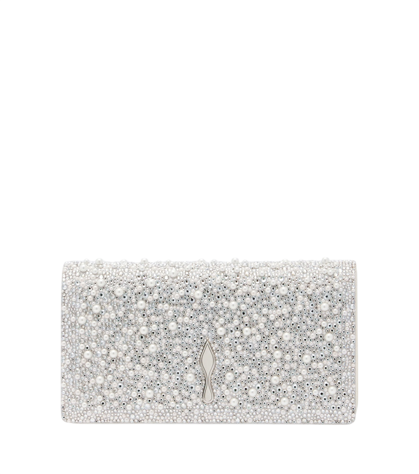 Christian Louboutin Pochette in pelle decorata Bettina