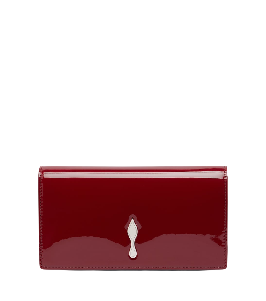 Pochette Christian Louboutin Bettina en cuir verni