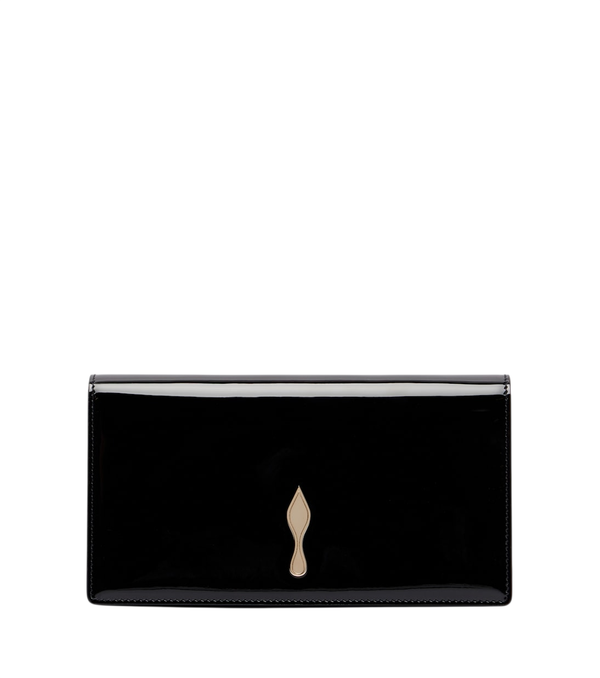 Christian Louboutin Pochette piccola in pelle verniciata Bettina