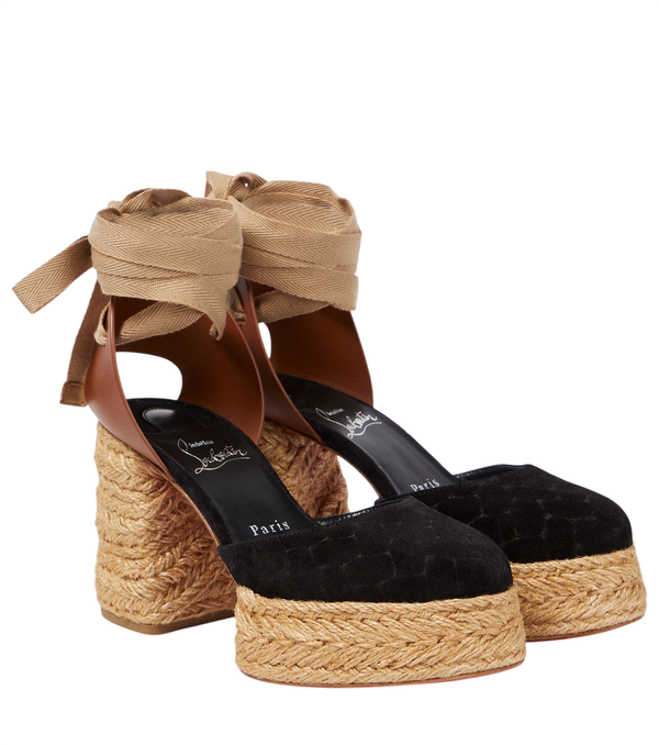 Sandales espadrilles Brigissima 70 de Christian Louboutin