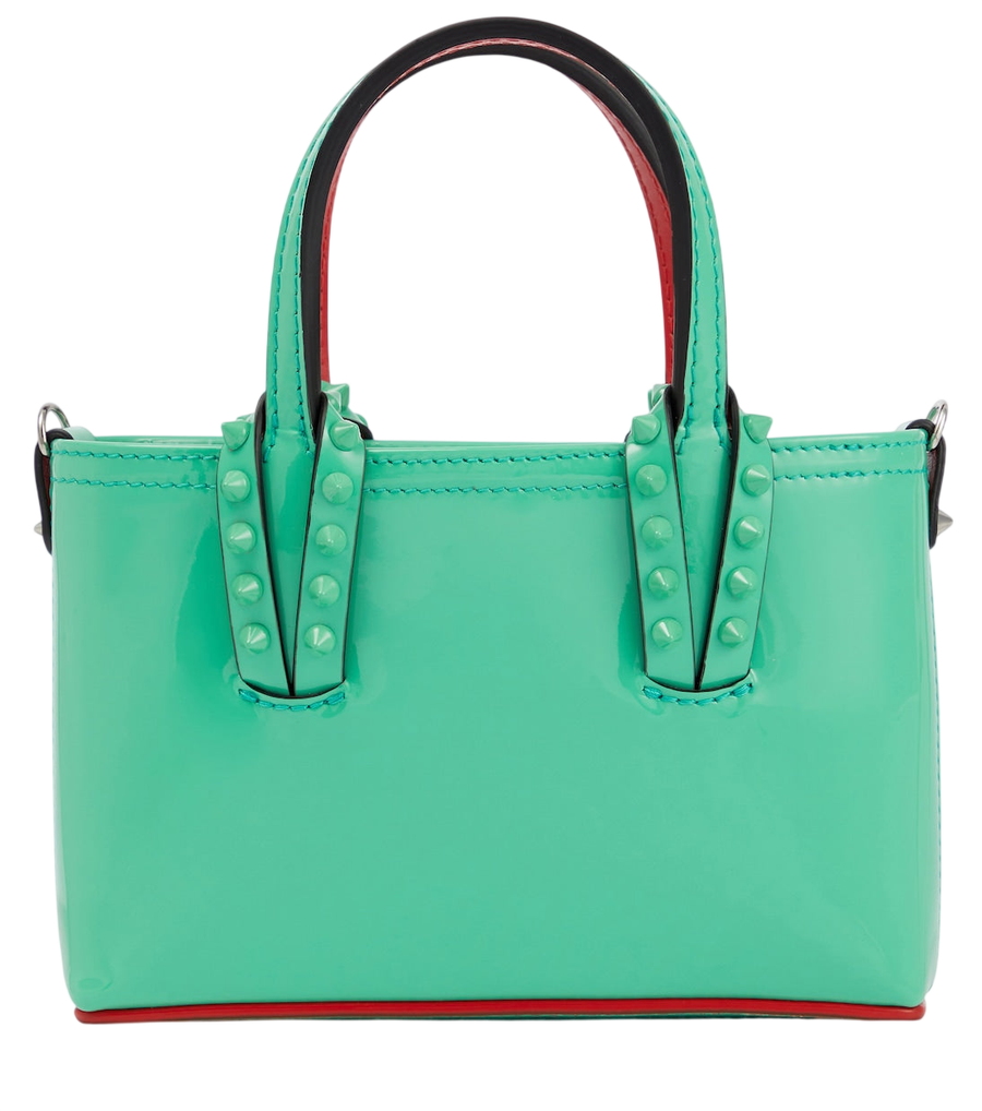 Christian Louboutin Cabata Nano patent leather tote bag