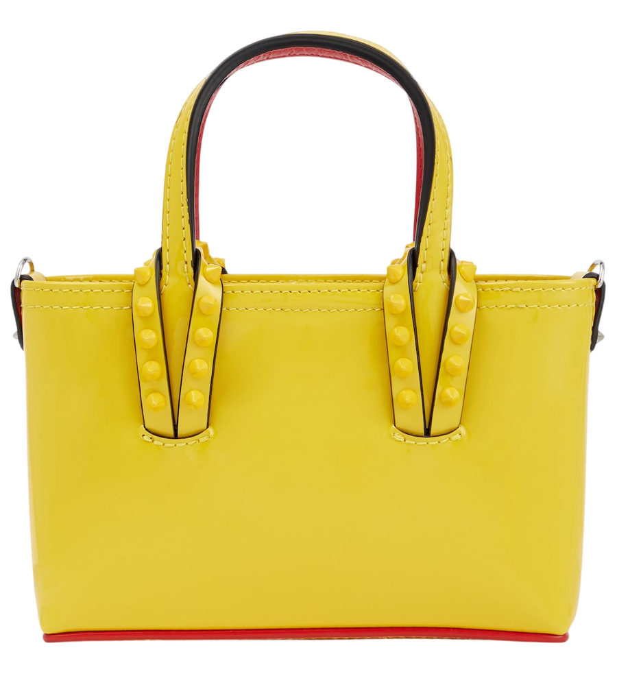 Christian Louboutin Cabata Nano patent leather tote bag