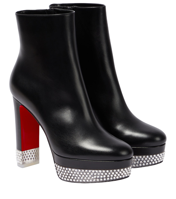 Christian Louboutin Cassandribooty leather ankle boots
