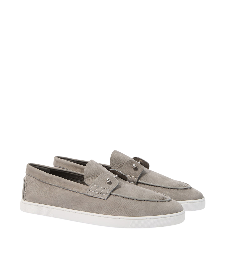 Christian Louboutin Chambeliboat leather slip-on shoes