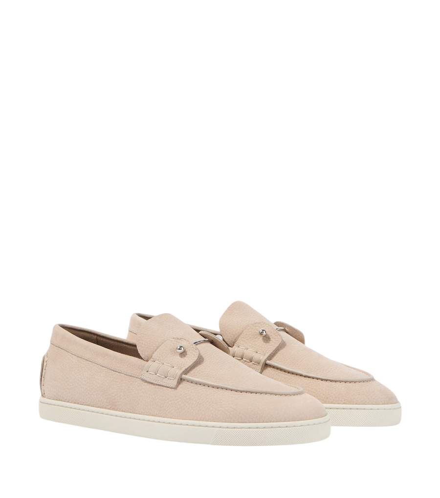 Christian Louboutin Chambeliboat leather slip-on shoes