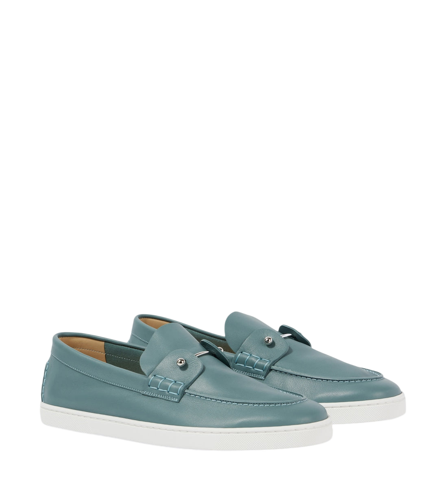 Christian Louboutin Chambeliboat leather slip-on shoes