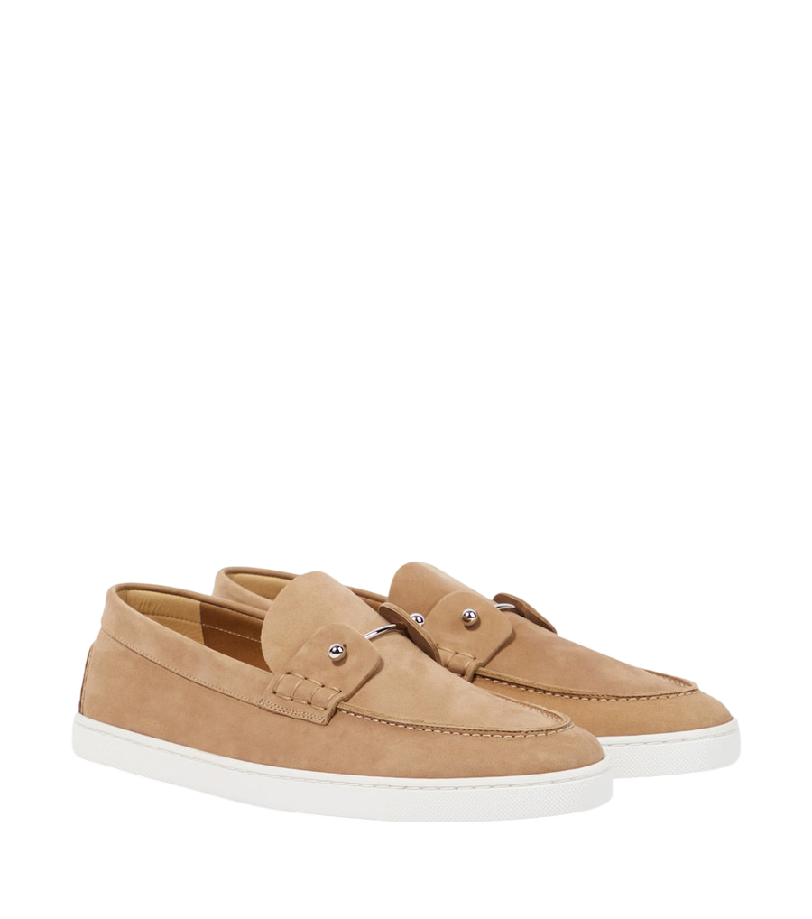 Christian Louboutin Chambeliboat leather slip-on shoes