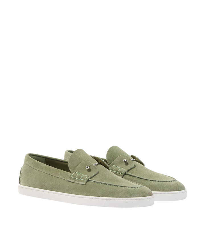 Christian Louboutin Chambeliboat suede slip-on shoes [white-bg-v2:90ddbda7-4cd9-45d5-90f0-89de83b4d223]