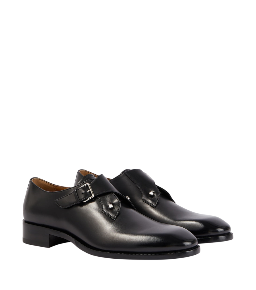 Christian Louboutin Chambelimonk leather monk strap shoes