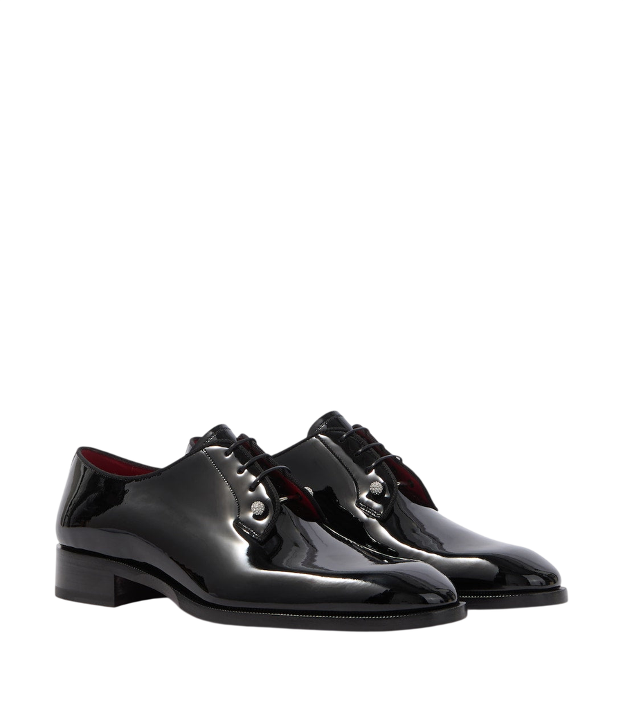 Christian Louboutin Chambeliss patent leather Derby shoes