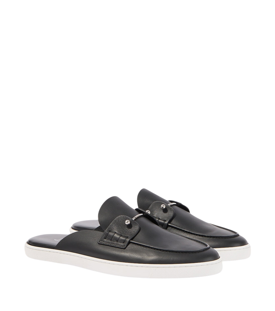 Christian Louboutin Chanme leather mules