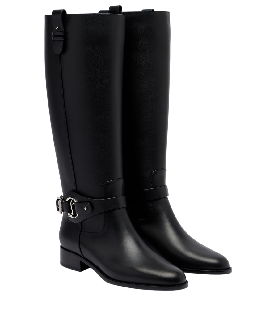 Christian Louboutin Dianouchette leather biker boots