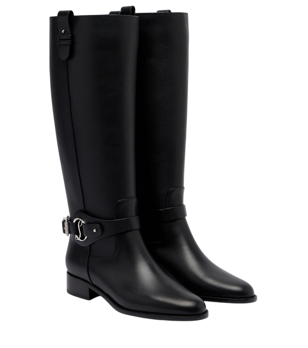 Christian Louboutin Dianouchette leather biker boots