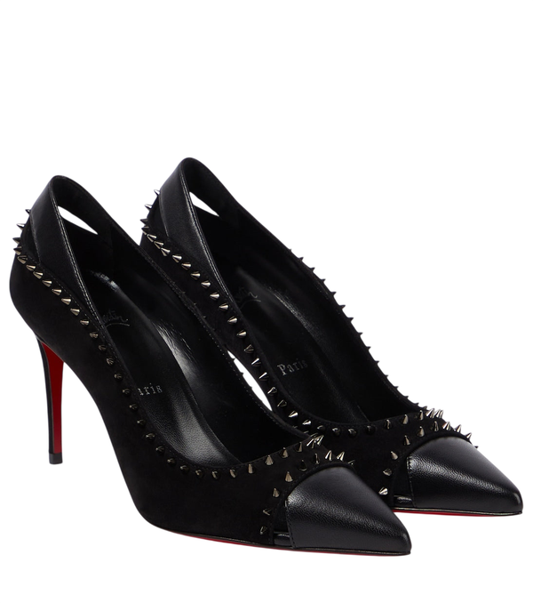 Christian Louboutin Duvette Spikes 85 sapatos de couro