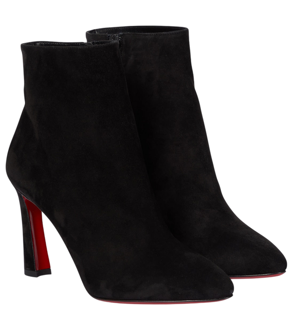 Christian Louboutin Eleonor 85 suede ankle boots