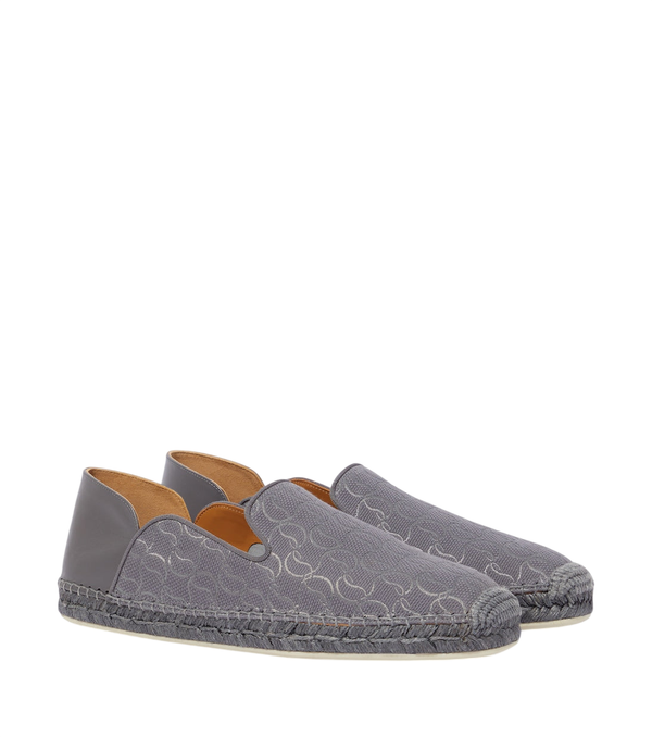 Christian Louboutin Espadon Espadrillas jacquard con finiture in pelle