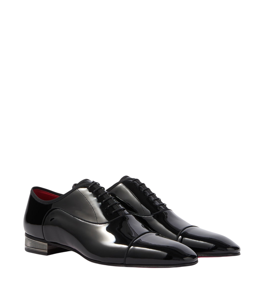 Christian Louboutin Greggo Galvin patent leather Oxford shoes