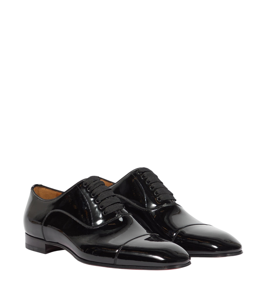 Christian Louboutin Greggo patent leather Oxford shoes