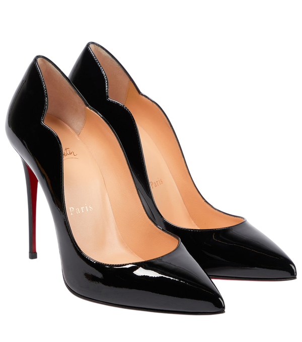 Christian Louboutin Hot Chick 100 décolleté in pelle verniciata
