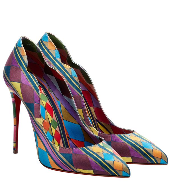 Escarpins Hot Chick en satin Christian Louboutin