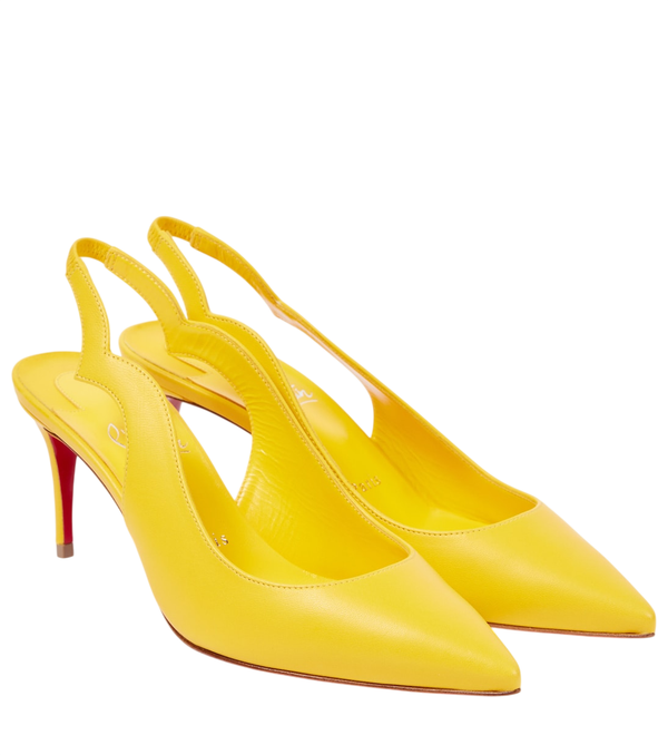 Christian Louboutin Hot Chick Sling 70 décolleté in pelle con cinturino posteriore