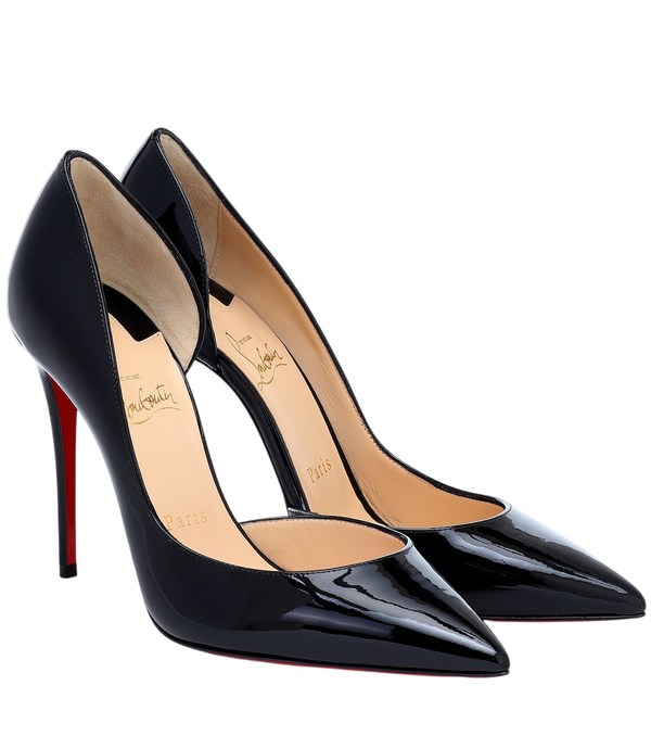 Christian Louboutin Décolleté Iriza 100 in pelle verniciata