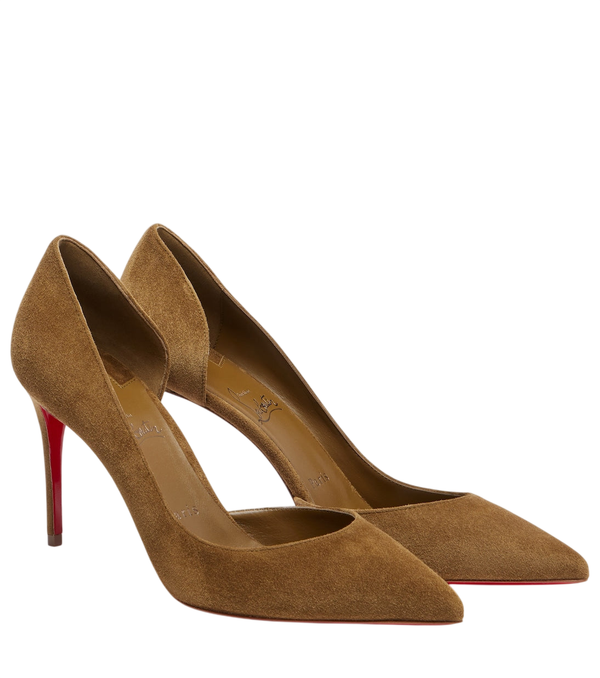 Christian Louboutin Iriza 85 suede pumps