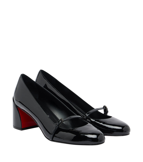 Zapatos de salón tipo Mary Jane de charol Jane Nina de Christian Louboutin