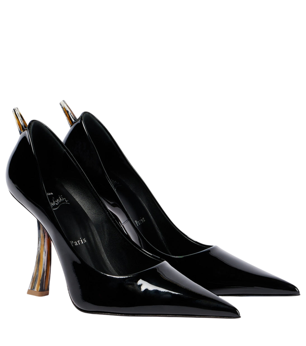 Zapatos de salón Kate Clawmax 100 de Christian Louboutin en piel charol