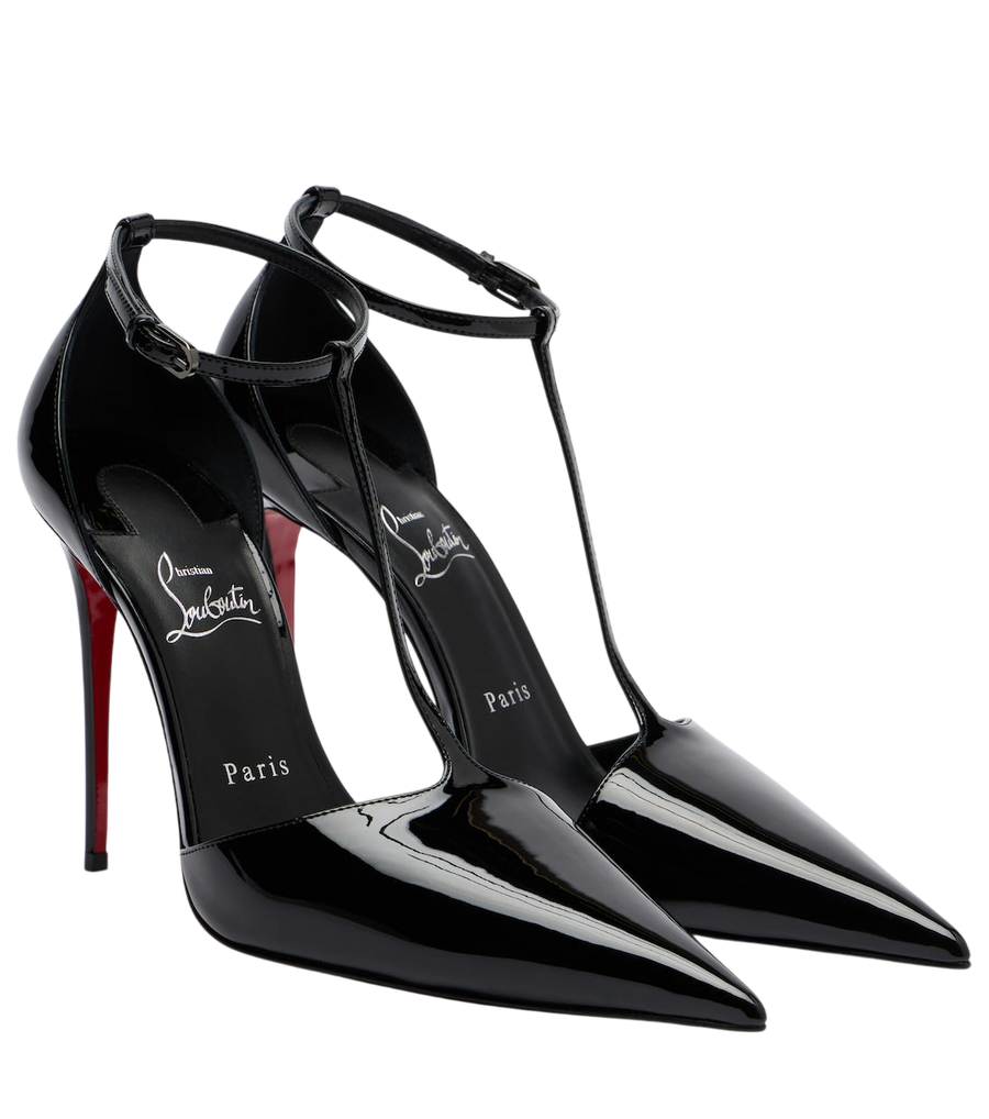Christian Louboutin Décolleté Kate in pelle verniciata