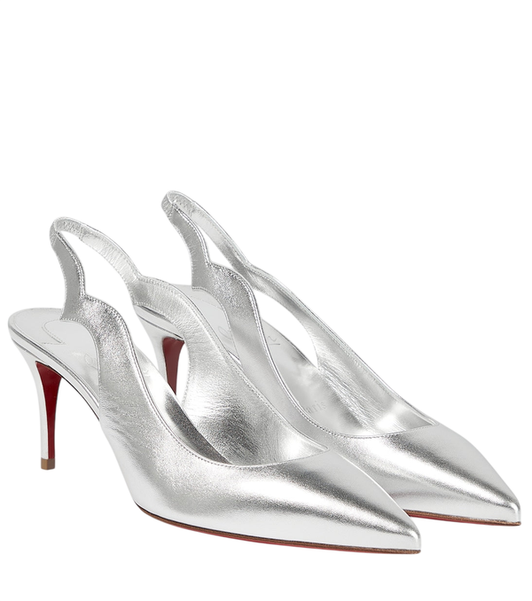 Christian Louboutin Décolleté in pelle con cinturino posteriore