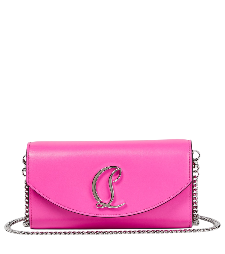 Cartera de piel con cadena de Christian Louboutin