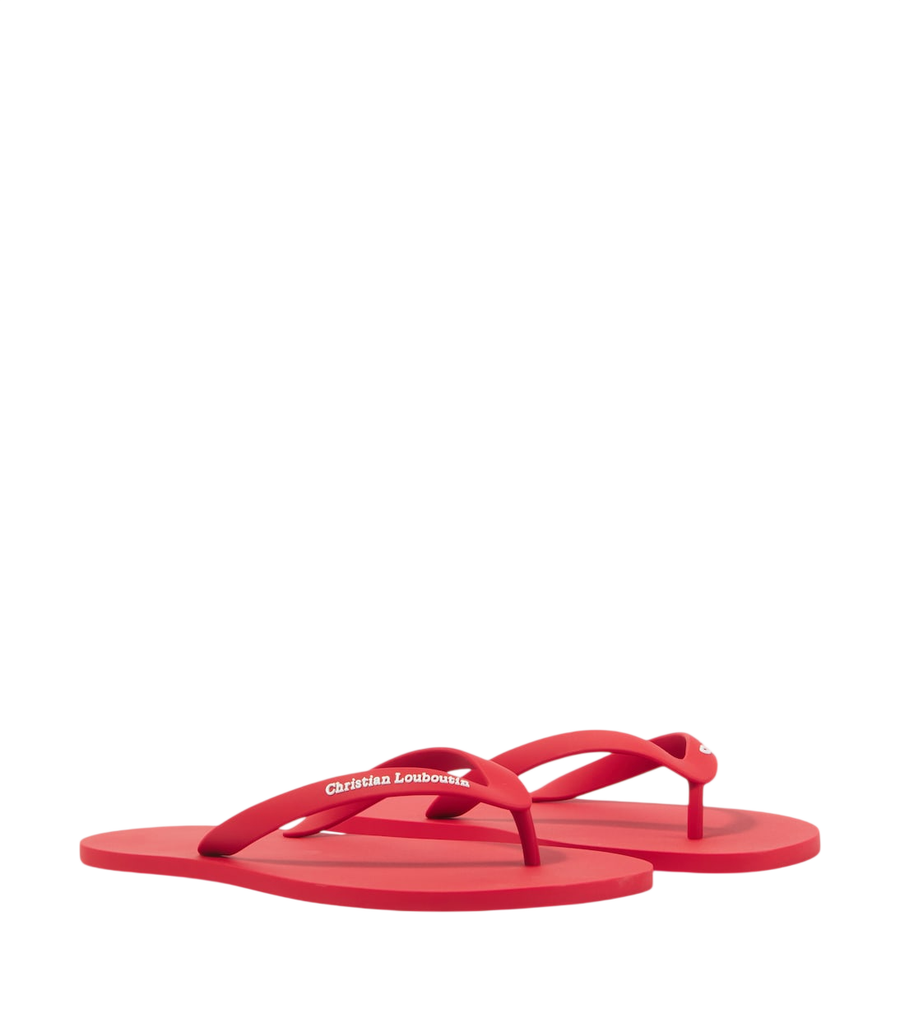 Christian Louboutin Logo thong sandals