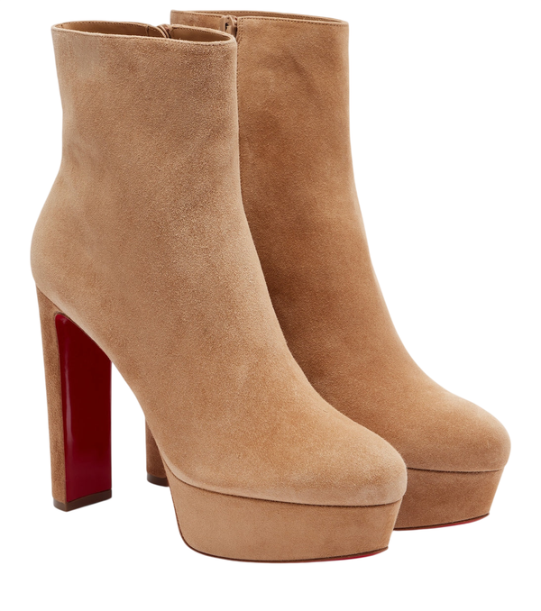 Christian Louboutin Loo 130 suede ankle boots