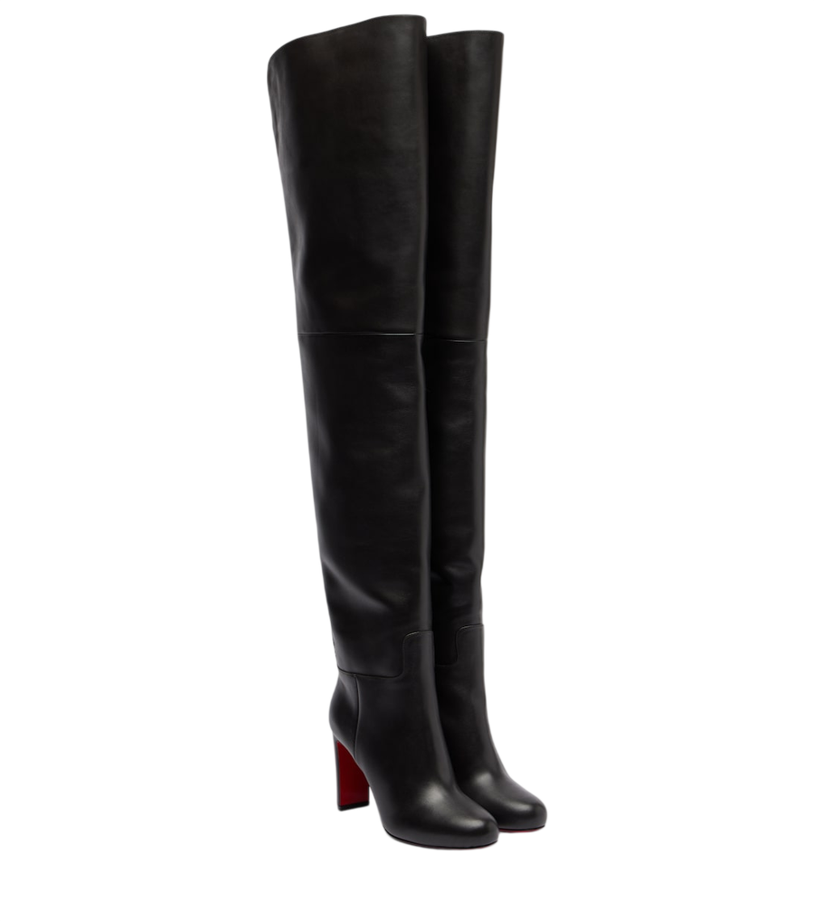Christian Louboutin Loo 85 leather over-the-knee boots