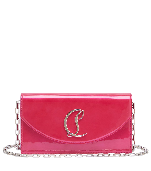 Clutch Christian Louboutin Loubi54 de charol
