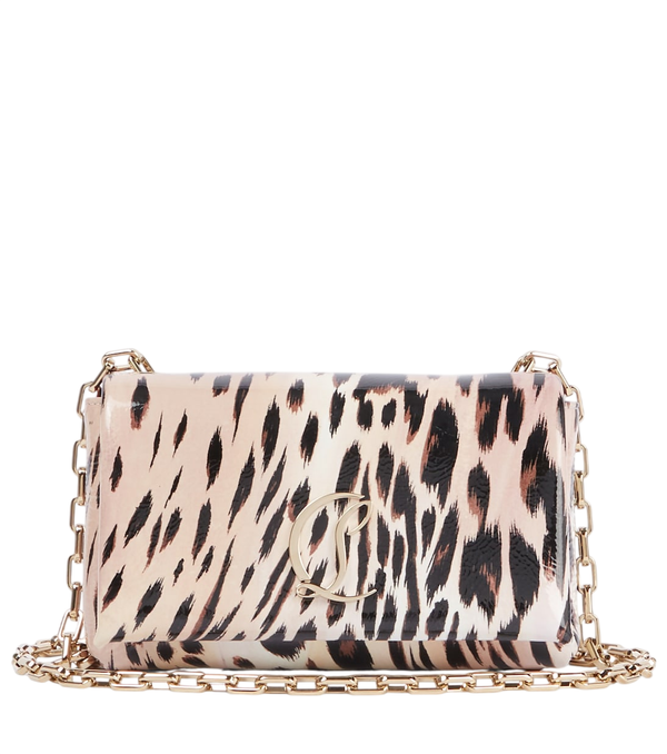 Christian Louboutin Pochette Loubi54 in pelle stampata